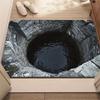 3D коврик для двери «Древний колодец» Дизайн стены колодца Каменная стена Нескользящий ковер Креативный декор для дома Прихожая Вход Гостиная Ковер