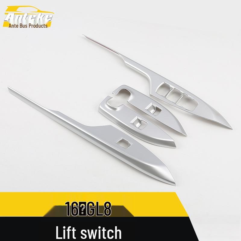 GL8 Power Window Switch Frame: Decorative Armrest Patch for 16 Models