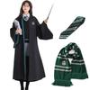 Мантия Гарри Поттера для Путешествующего Мага из Старшей Школы [Flowsea] Взрослые, Определение, Значок, Галстук, Наряд, Косплей, Унисекс, Фестиваль, День рождения, Выставка,