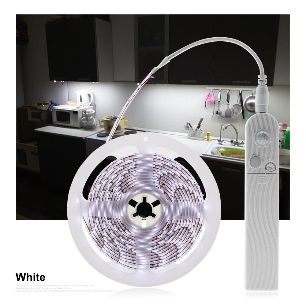 1 м, 2 м, 3 м PIR датчик движения, светодиодный светильник для кухонного шкафа, 5 В, USB, умная лента для включения и выключения, Staris, декор для домашнего гардероба, шкафа