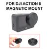 Черная защитная крышка для объектива камеры для DJI OSMO Action 6, нескользящая силиконовая, пылезащитная, устойчивая к царапинам