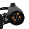 1Pc Trailer Light Converter American 4-Way Flat Plug to 7‑Pin European Round Plug Connector Stop/Brake Signal Separating