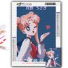 Popular 5D Diy Cross Stitch Sailor Moon Painting Full Drill Cross-Stitch Crafts Kit Wall Sticker Home Decor