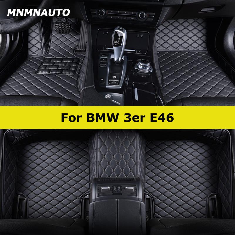 MNMNAUTO Индивидуальные автомобильные коврики для BMW 3 серии E46 1997-2004 318-330 Автомобильные ковры для ног Coche Аксессуар