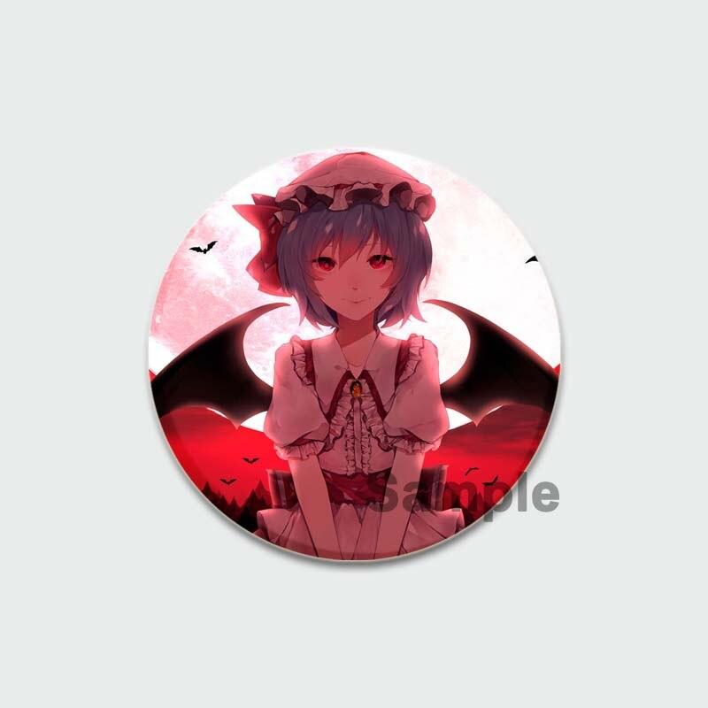 58 мм милая брошь для девочек в стиле аниме 58 мм круглая булавка косплей мультяшные значки для одежды украшение на рюкзак модные ювелирные аксессуары подарки