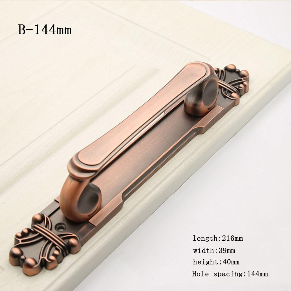 Античная медь Напротив двери Деревянная дверь Ретро ручки Дверная ручка Мебельная ручка Дверные ручки