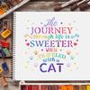 PET Hollow out Drawing Painting Stencils Sets, for DIY Scrapbook, Photo Album, Cat Pattern, 20x20cm, 16 style/set