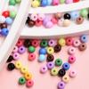 500Pcs Handmade Material 4mm Acrylic Soild Colored Loose Beads For Jewelry Making DIY Crafts Jewelry Accessories