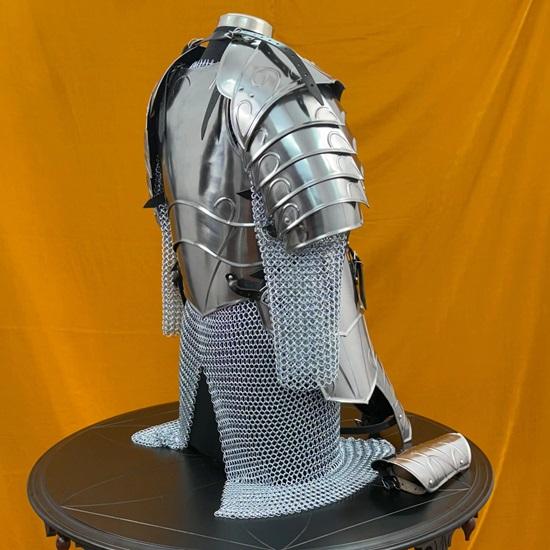 Костюм эльфийской королевы в стальных доспехах, средневековый фэнтезийный костюм воина, боевые доспехи для косплея в стиле LARP для женщин