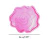 Силиконовая форма для подноса в форме цветка розы, нескользящий коврик для напитков, форма для эпоксидной смолы для подставки, домашний декор, изготовление поделок