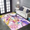 Pretty Cure Cartoon Rugs Are Suitable for Home Décor in Areas Such As Game Rooms, Bedrooms, Living Rooms, and Sofa Areas.