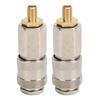 2 Pack Portable Air Compressor Adapters Heavy Duty Steel Male Thread To US Valve 3 In 1 Quick Connector Coupler for