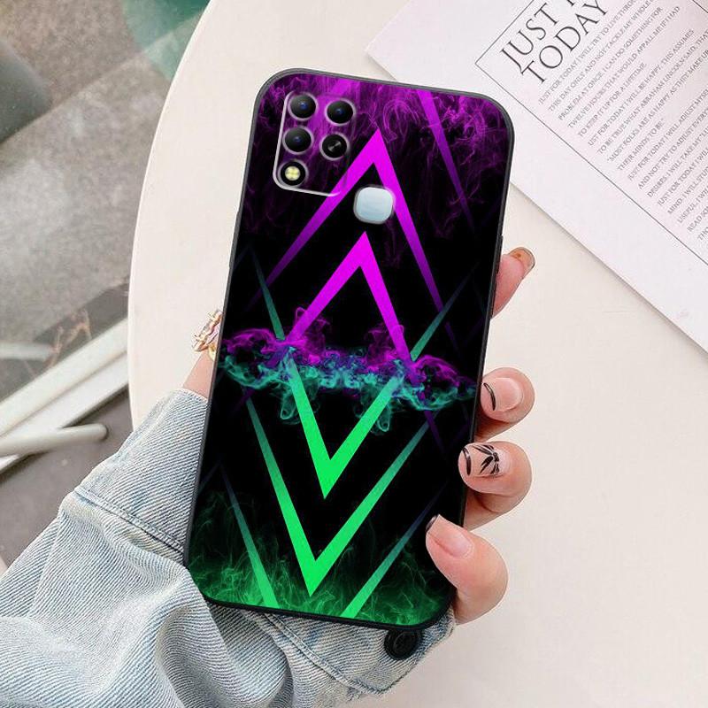 Case For Infinix Hot 11 G37 Pattern Silicone Shockproof Phone Cover For Infinix Hot11 G37 X689F Bumper Full Protection Coque