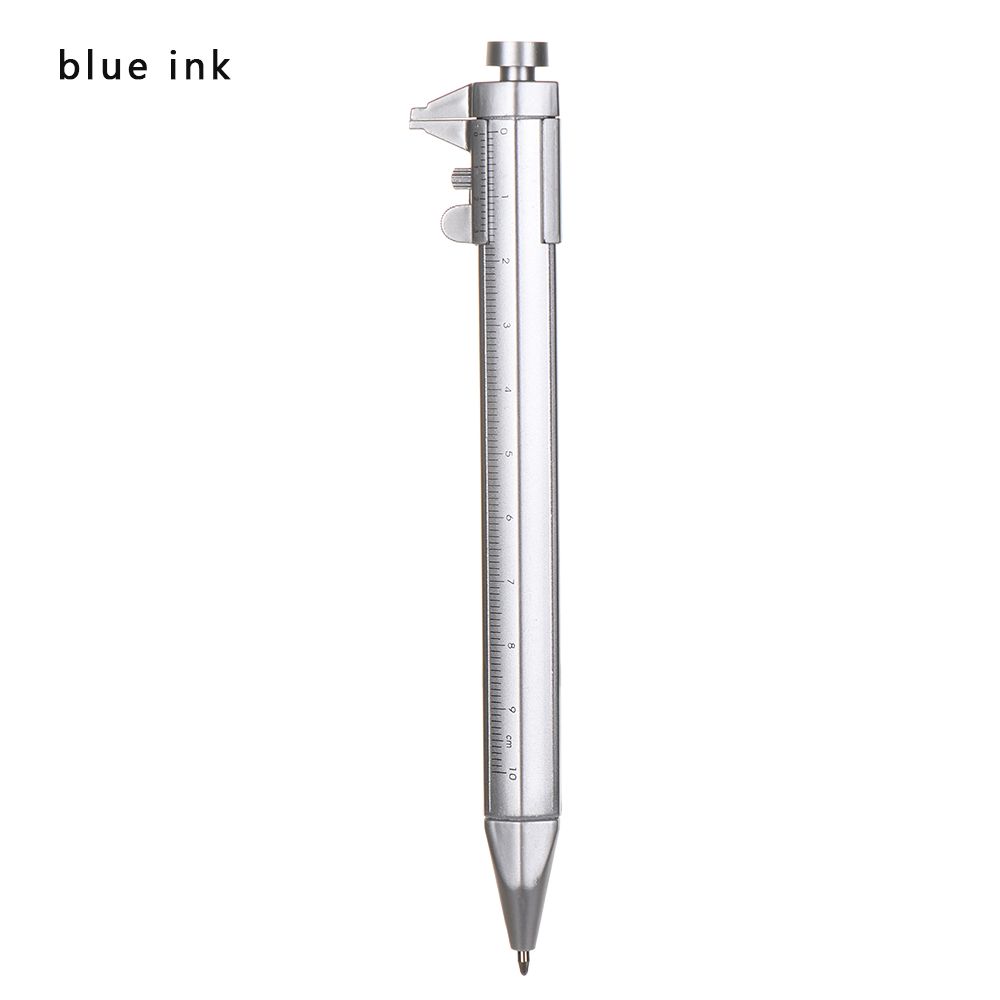 Подарочная измерительная вращающаяся унисекс шкала линейка штангенциркуль ручка инструмент для письма шариковая ручка