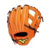 Mizuno Эксклюзивная модель для магазина Перчатка для бейсбола для юниорского софтбола DEAR ROOKIE Детская 1AJGY00800 5109H Прозрачно-оранжевый x Черный Для бросающего [Mizuno]