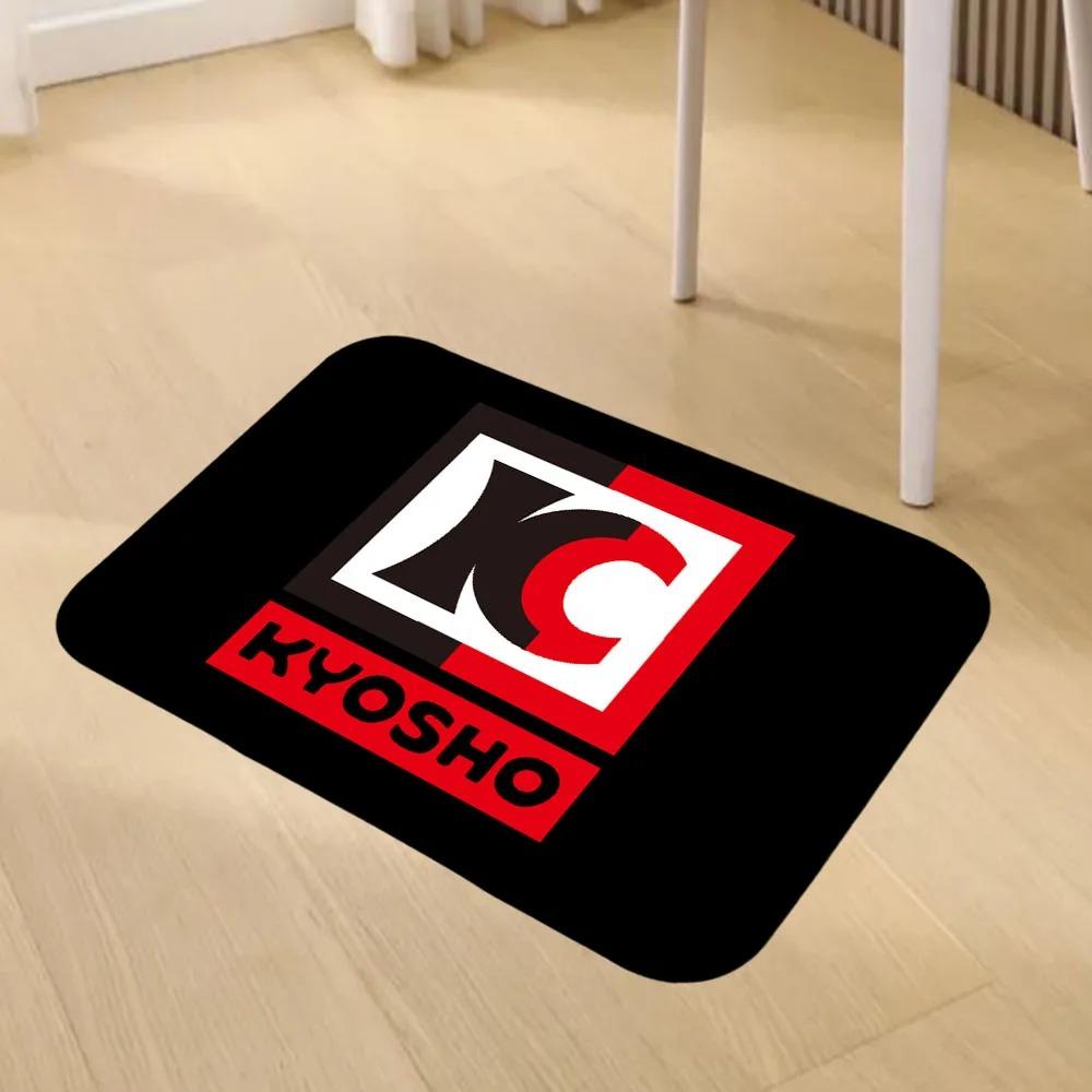 Kyosho Япония Логотип RC Коврик для двери Ковер в гостиную Коврик для пола в прихожую Ванную комнату Коврик для двери Домашний декор Изысканный домашний декор