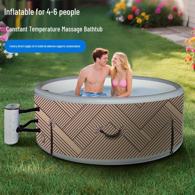 Inflatable Thermostatic Massage Spa Pool for Home & Outdoor Use