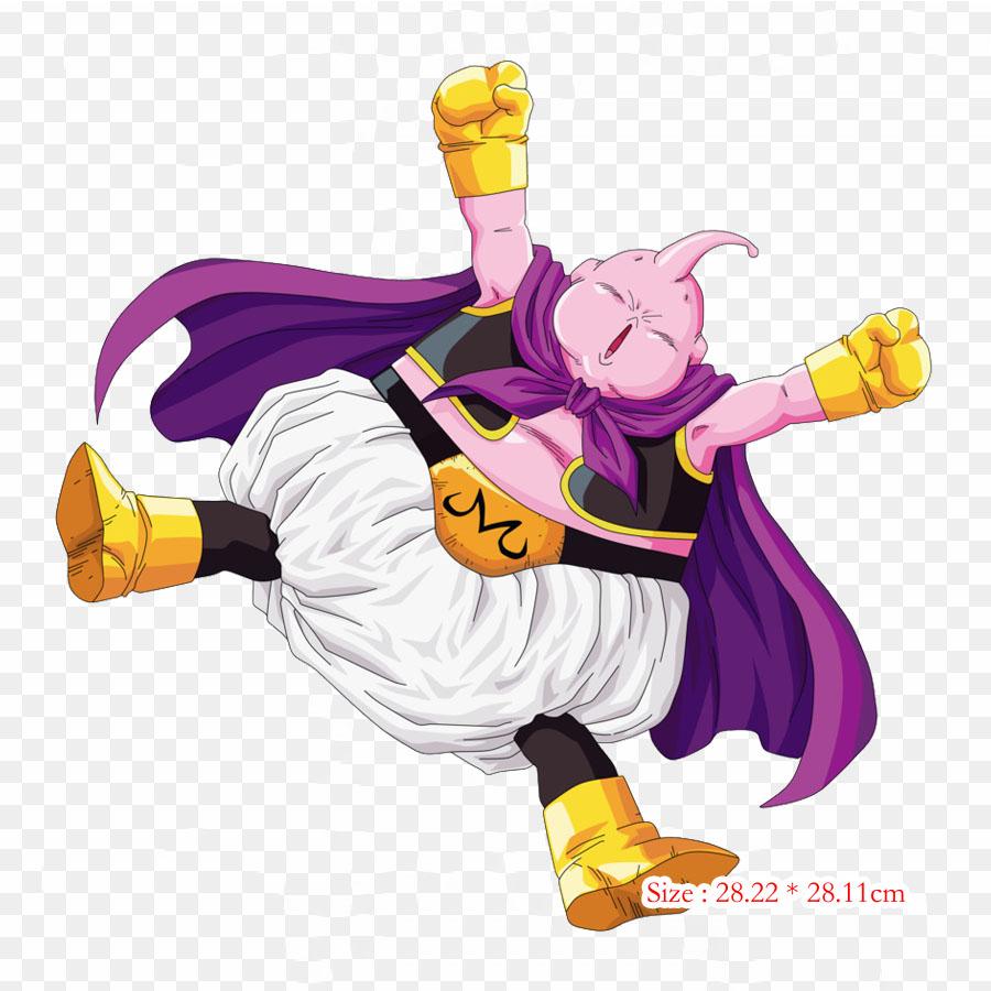 Нашивки для сумки для одежды, термонаклейки с утюгом на термонаклейках Majin Buu Babidi, моющиеся теплопередачи с узором