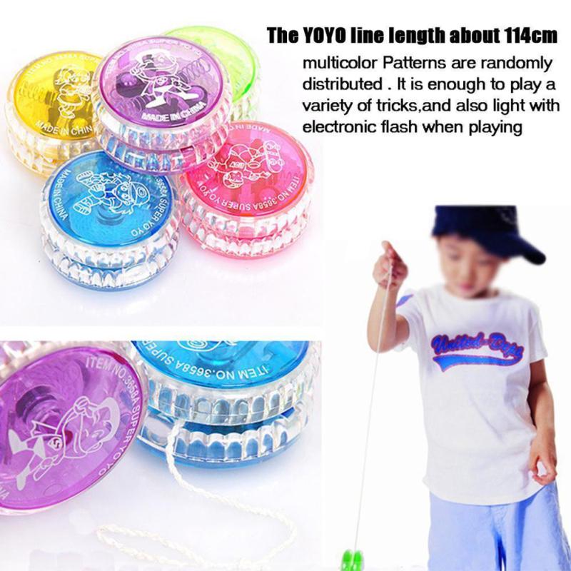 POTAN Luminous LED Yo-Yo Ball Kids Toy Birthday Festival Gift