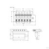 Electric Guitar Tremolo Bridge Saddle Set for ST SQ