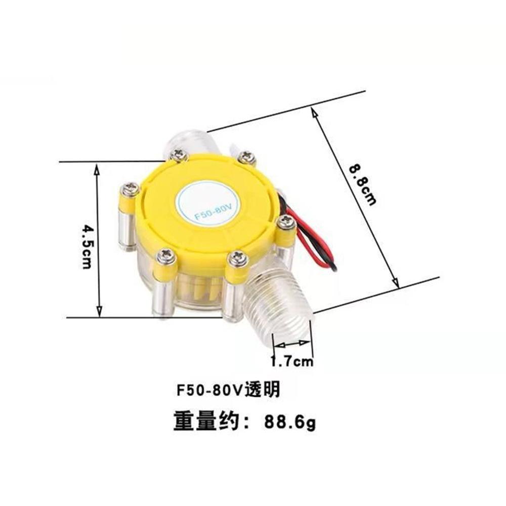 Newest Hot 1PC 80V 12V 5V 10W DC Micro Hydro Generator Tap Water Flow Hydraulic DIY 1/2 Inch Alternative Energy Generators