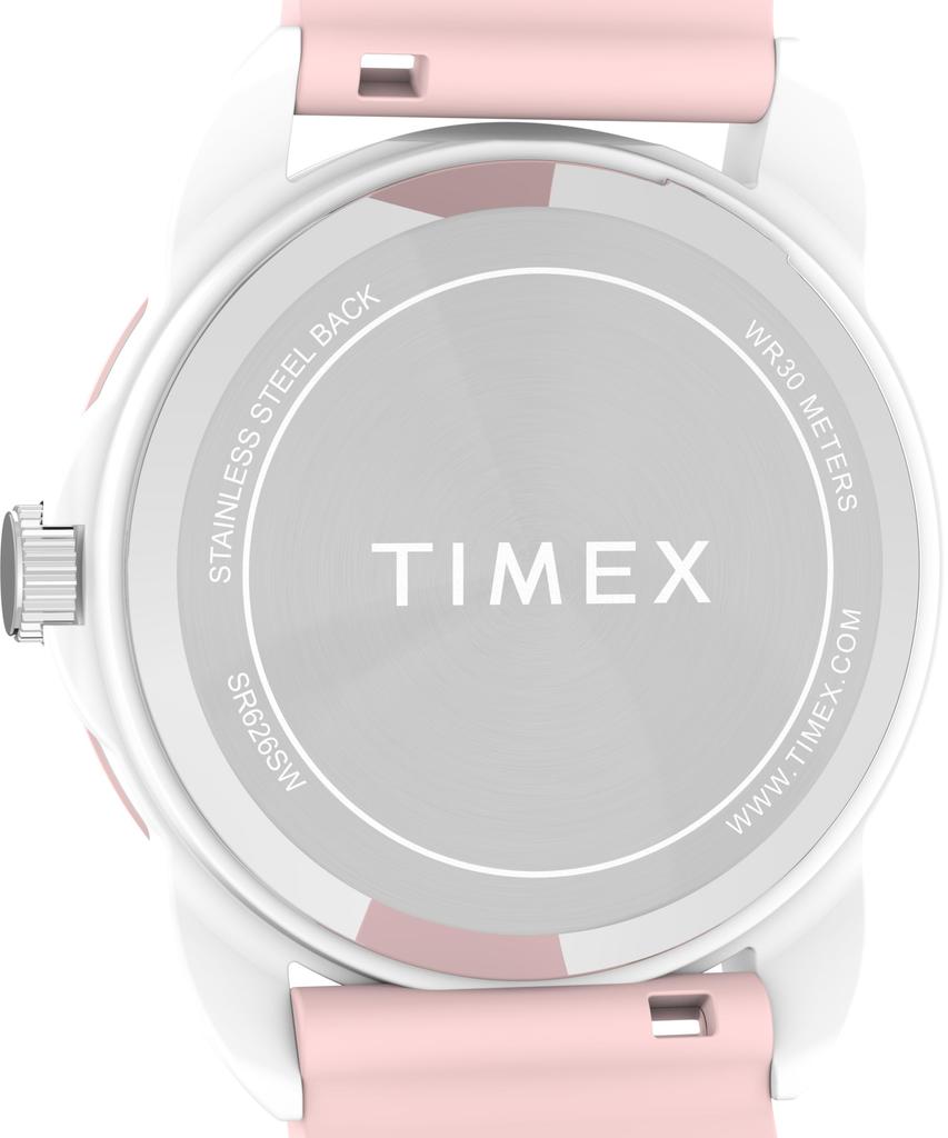 Кварцевые 30M Водонепроницаемые Акриловые Белые Унисекс [TIMEX] Детские Часы, Устойчивые, Циферблат, TW2W92000, [Оригинальные]