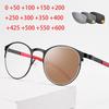 Круглые Ретро Дизайн Фотохромные Очки для Чтения Мужские Женские Гиперметропия Диоптрии Пресбиопия Очки для Улицы +0.25 +1.0 +1.5 +2 До +4