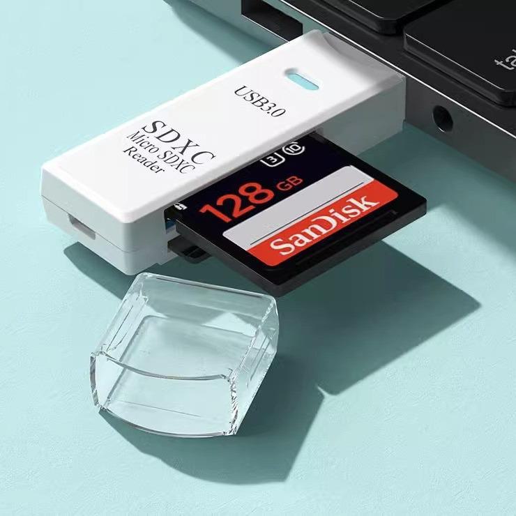 Высокоскоростной USB 3.0 двойной SD-кардридер: Универсальный OTG-кардридер для камеры и компьютера