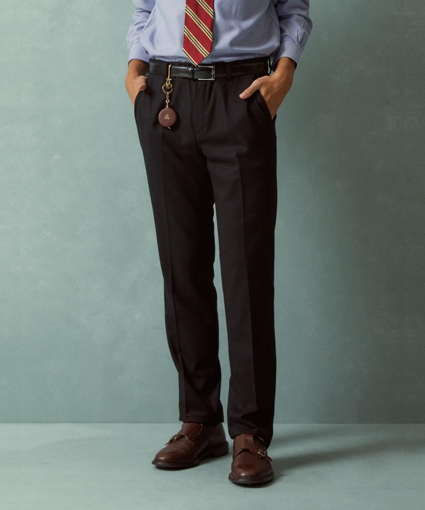 Шерстяные брюки BROOKS BROTHERS (черный) (Bbpcmbf401)