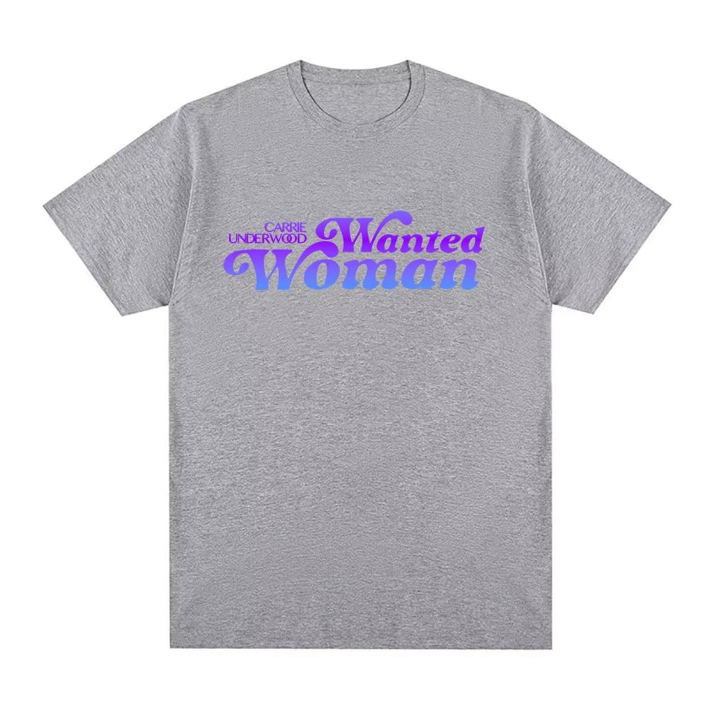 Carrie Underwood TShirt Graphic Printing Cotton Tee Comfortable Soft Oneck Camisetas Short Sleeve Casual Unisex Women Camisetas
