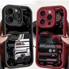 Крутой чехол для телефона автомобиля для iPhone 17 Air 16 e 15 14 13 12 11 Pro Max Plus Mini SE 2020 2022 Мягкая задняя крышка