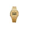 Серия CASIO YOUTH - серия с маленьким металлическим квадратом, ретро-мода с маленьким золотым самородком, кварцевый механизм, ремешок из нержавеющей стали, японские и B640WGG-9D