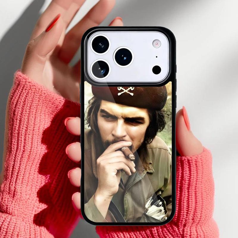 Che Guevara soft Phone Case for iPhone 17 16 15 14 13 Pro Max Back Cover for 12 11 Pro Coque
