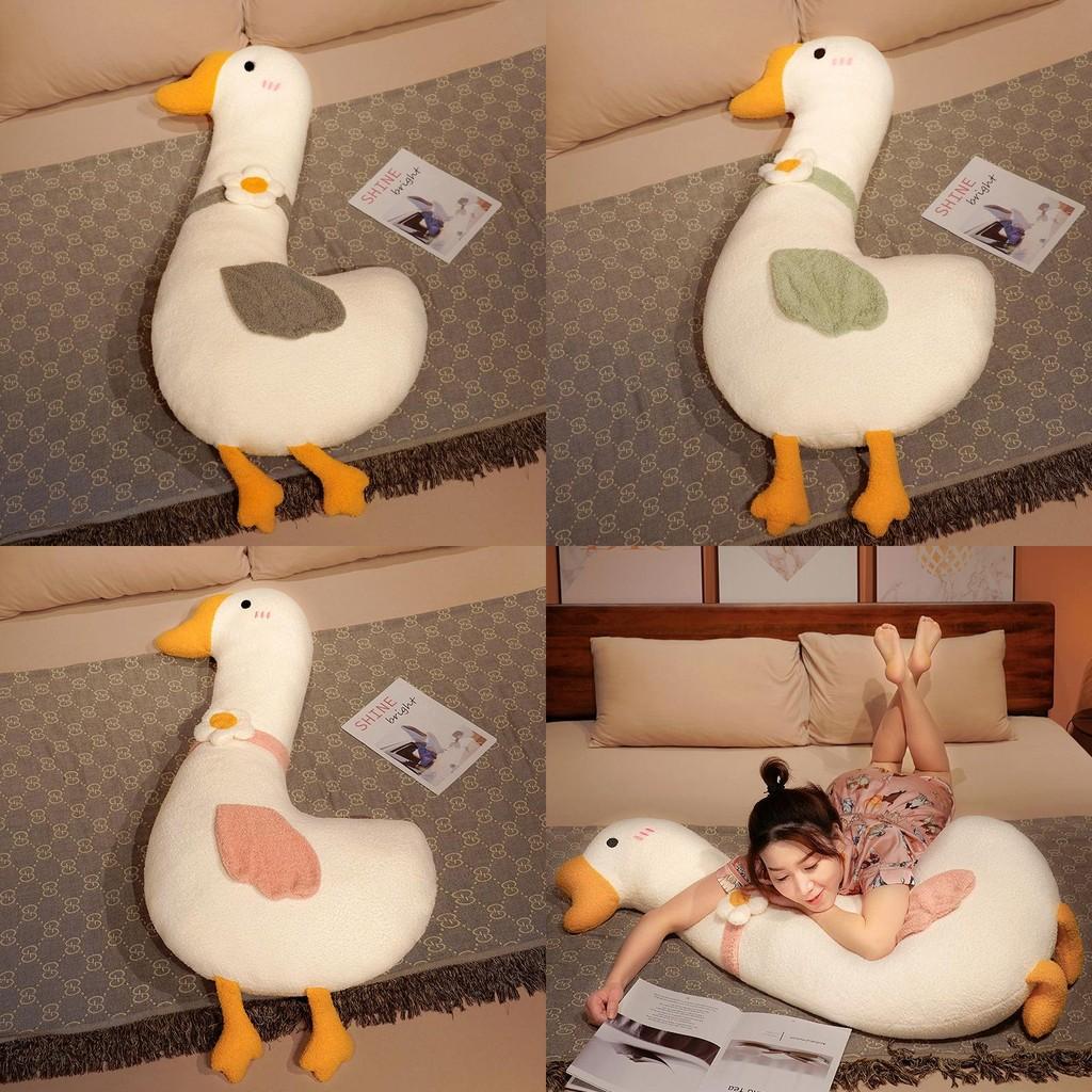 Большая мягкая плюшевая кукла-подушка в виде утки с дизайном животного для девочек, для украшения дома