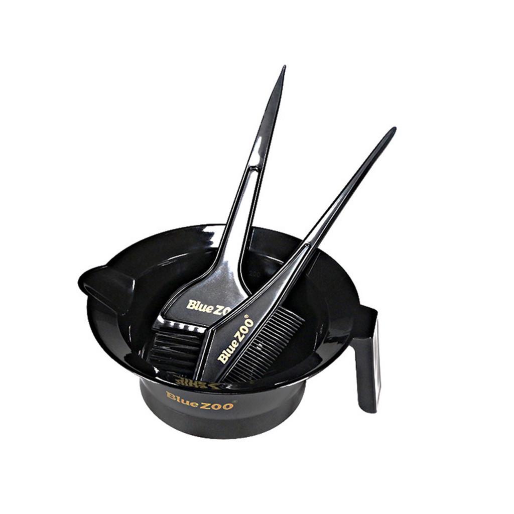 3 шт./компл. пластиковых кистей для окрашивания волос, расческа, чаша, набор инструментов для укладки волос