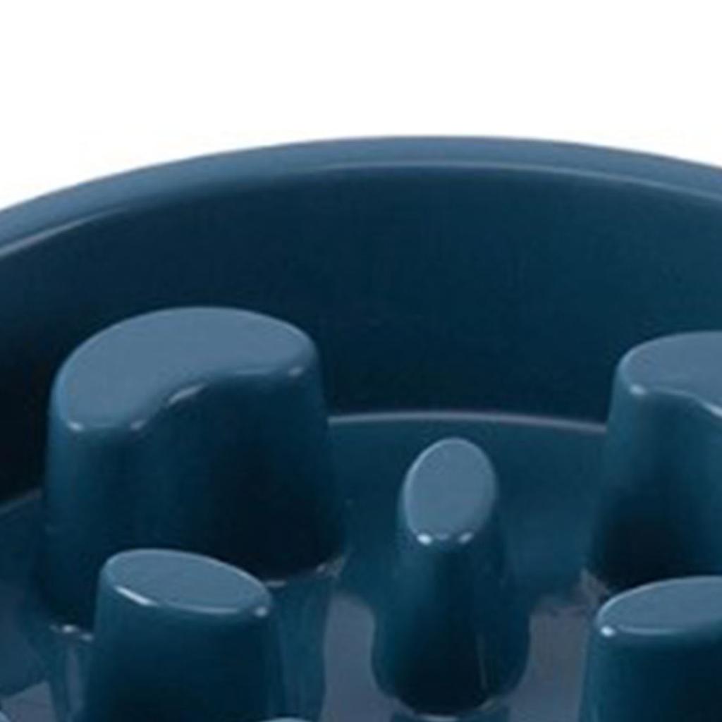 Slow Feeder Dog Bowl Petal Type Prevent Choking Puzzle Slip Resistant Bowl for Pet Supplies Dark