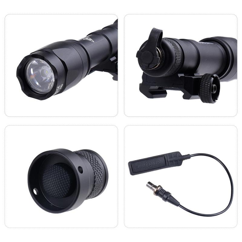 Тактический кронштейн для Airsoft фонаря MOE SMR Rail Scout Light Смещенные боковые крепления для Surefire M300 M600 WeaponLight База