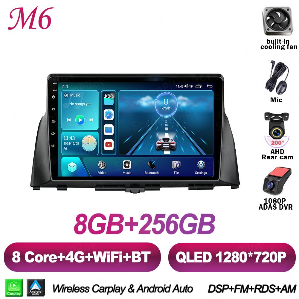 9 Inch Android 16 For KIA K5 Optima 2015 - 2020 Car Radio Stereo Head Unit Multimedia Video Player GPS Navigation 2K QLED