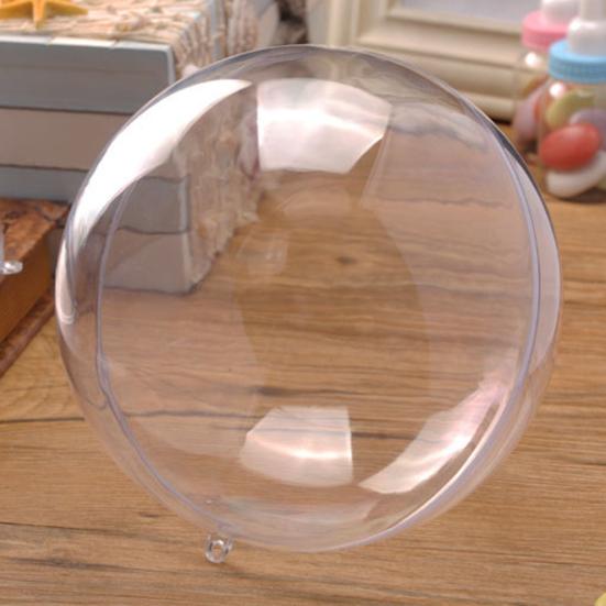 5 шт. Рождественский шар Прозрачный Наполняемый Полый Небьющийся Многоразовый Сценический макет Декор Торгового центра Рождественский декор Подвеска-шар для подвешивания Вечеринка