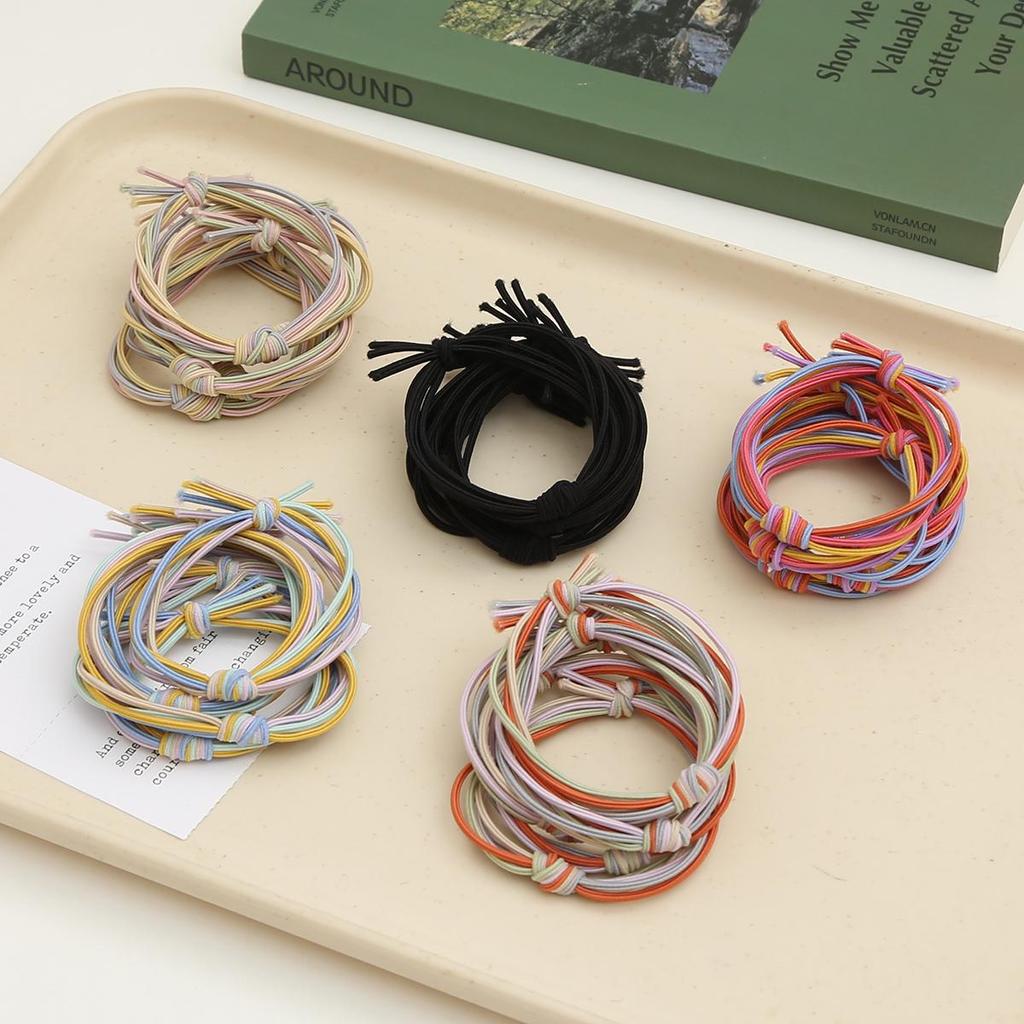 20Pcs High Elasticity Durability Headband Hair Ring Head Rope Fashion Headwear For Girl Sweet Rubber Band Hair Accessories