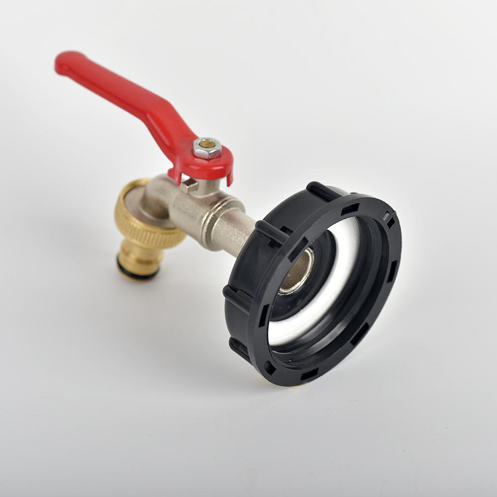 Адаптер для крана IBC-бака S60x6 с крупной резьбой для сплава 3/4" с быстроразъемным соединением 16 мм, запасные части для садового и домашнего клапана