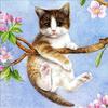 Diamond Painting Cross Stitch 5D Diamond Painting Full Diamond Embroidery Cat
