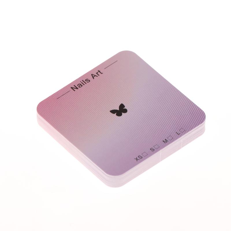 20 листов Накладные ногти Пресс-он Нижний цветочный узор Картонный фотореквизит Ручная работа Искусственные ногти Арт-типсы Дисплей Шоу-карточка Инструменты для маникюра