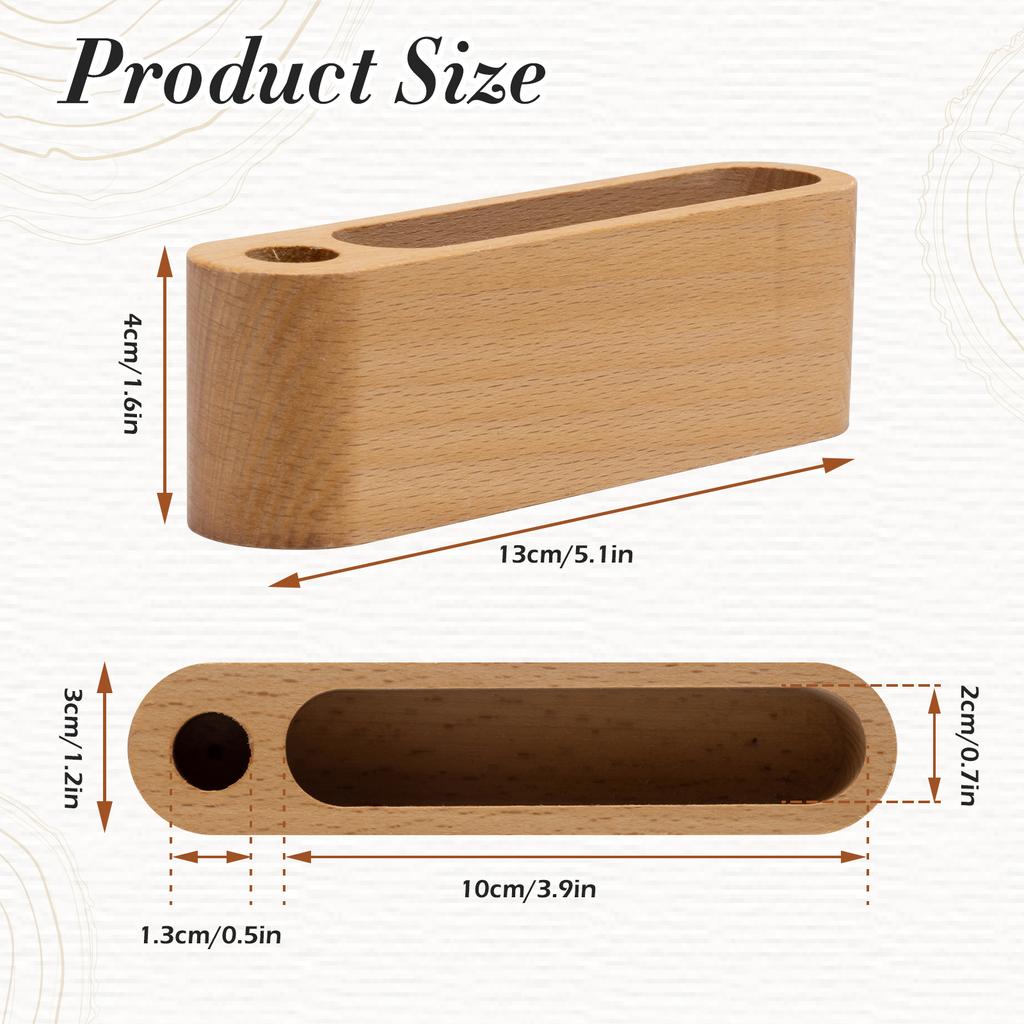 Деревянный держатель для визиток с гнездом для ручки, настольный стенд для визиток, держатель для заметок, ящик для хранения карт, органайзер для офиса