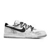 Nike Большой Бамбук Тень Следы Лошади Кожа Устойчивая к истиранию Дышащая Низкие Кеды для Скейтборда Мужские Серый Белый 355152-106(Команда60-)