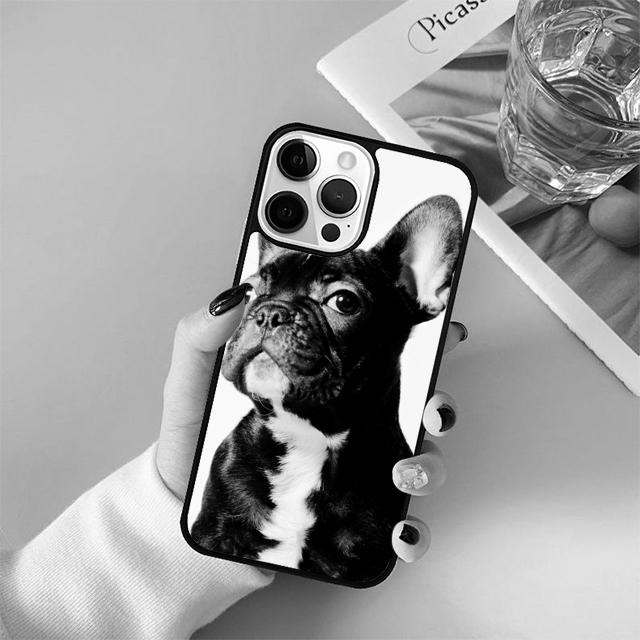 Cute Puppy French Bulldog dog Phone Case Cover For iPhone 17 Air 15 16 Pro Max 14 13 12 11 Pro Max Plus Coque