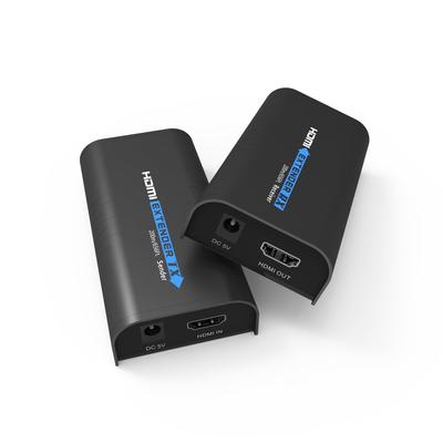 Удлинитель Basicolor HDMI Передача Full HD 160M без потерь Может использоваться для нескольких распределений путем добавления приемников Совместим с кабелем LAN Видео