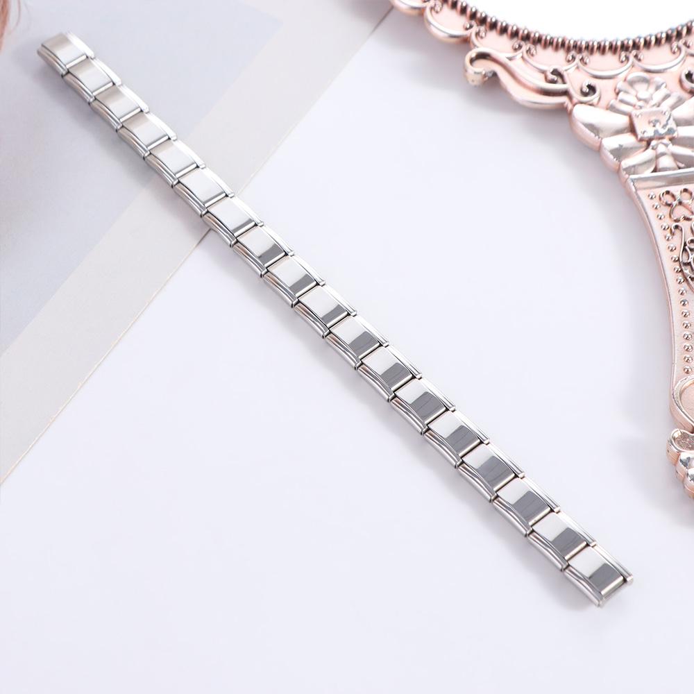 Эластичный итальянский стартовый браслет-шарм, ювелирное изделие, мужской браслет-манжета, простой браслет из нержавеющей стали, отпуск