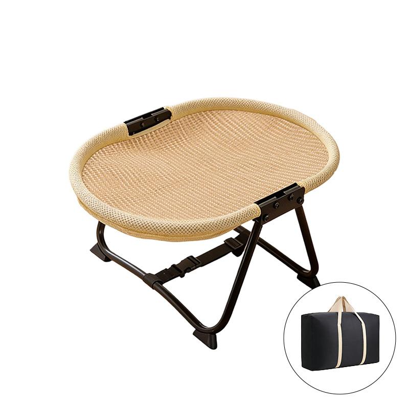 Foldable Pet Cot for Cats and Small Dogs, Elevated Dog Bed with Breathable Mesh, Portable Cat Hammock, Removable Washable Cover