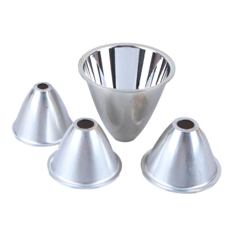 1 шт. 41 мм 46 50 60 мм алюминиевый светодиодный фонарик рефлектор конденсаторная чашка отражающая крышка